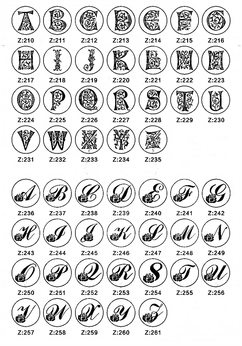 Letter stamp 1-5