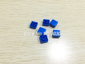 

50 Pcs Square Tactile Button Caps Covers Protector Blue for 12mmx12 Tact Switch