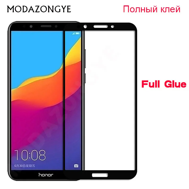 

Full Glue Tempered Glass Honor 7C Pro Screen Protector Huawei Honor 7C Pro LND-L29 Full Cover Glass For Huawei Honor7C Pro 5.99