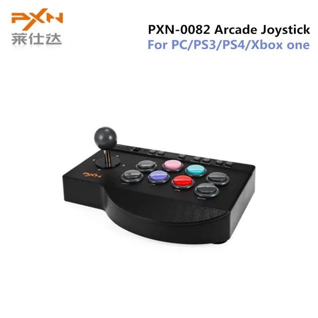 Best Offers PXN 0082 Gamepad Arcade Wired Joystick Game Controller USB Interface For PC PS3 PS4 Xbox One Gaming Support Nintendo Switch