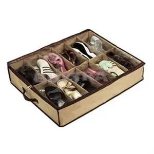 

1 Pcs Closet Organizer Home Living Room Under Bed Storage Holder Box Container Case Storer For 12 Shoes or Slippers