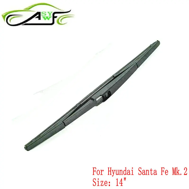 

Car rear wiper blade back window wipers for Hyundai Santa Fe Mk.2 size 14" 1 piece Rear Windscreen Wiper