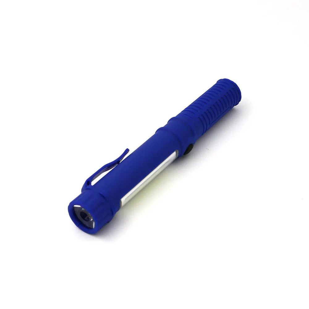 Multifunction Blue Super Bright COB LED Pocket Pen Light Inspection