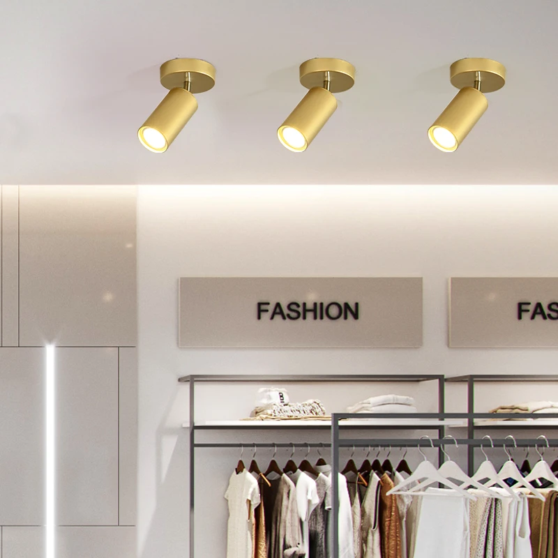Loja de Roupas Nordic Criativo Mini Iluminação Criativa Comercial Industrial Bar Loja Cofee Vento Corredor Backwall Luz Gu10 Led 6 loja de roupas comercial industrial bar loja