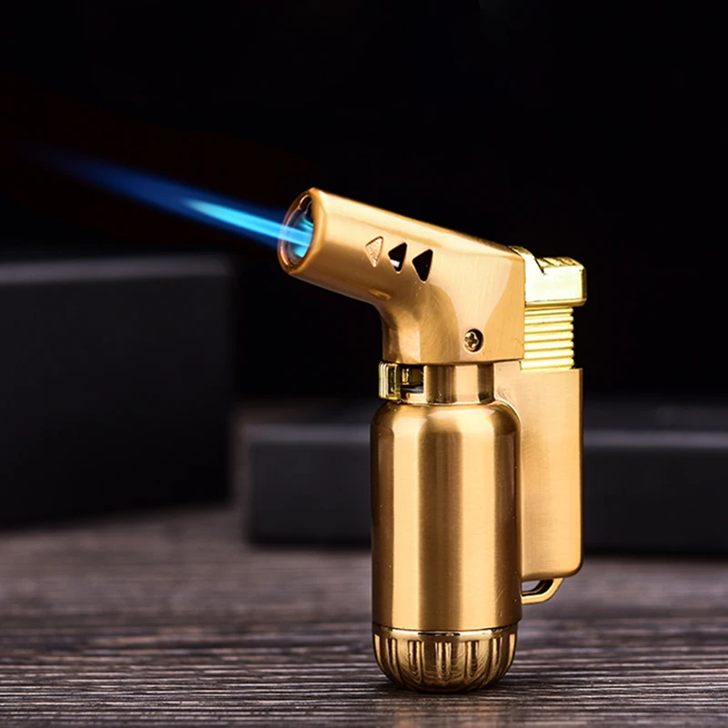 Compact Butane Jet Light Torch Light Gasoline Fire Windproof Gun Gas