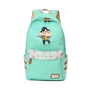 

Children's Day Gift Crayon Shin chan Backpack Travel Bags Students point Kawaii Cat Anime Bags High Quality Backpacks
