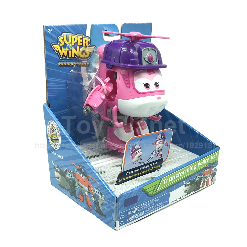 2019 All New Superwings Rescue Dizzy Deformation Airplane Robot Action Figures Super Wings Transformation Kids Toy