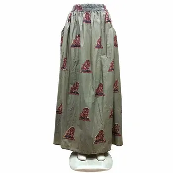 

african lady daily lift long dress skirt new fashion high quality wax print fabric material hot sale