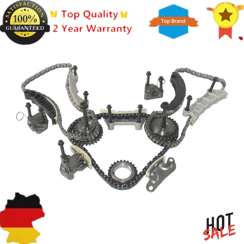 New TK3139 Timing Chain kit For Buick CADILLAC GMC CTS SRX STS V6 2.8L 3.6L, for Opel Antara Suzuki XL7 Sport 3.6L V6T3139 auto vehicles white led number license plate light lamps for opel insignia sports tourer mokka for buick for cadillac for gmc