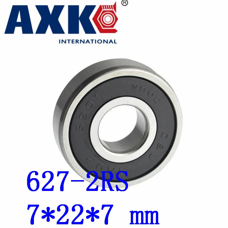 2019 New Thrust Bearing Rodamientos 50pcs Free Shipping Double Rubber Sealing Cover Deep Groove Ball Bearing 627-2rs 7*22*7 Mm photo