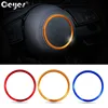 Ceyes Car Styling Auto Steering Wheel Hub Cover Accessories Decoration Stickers Ring Case For Audi A4 B9 A3 A6 A6L Q3 2017 2018