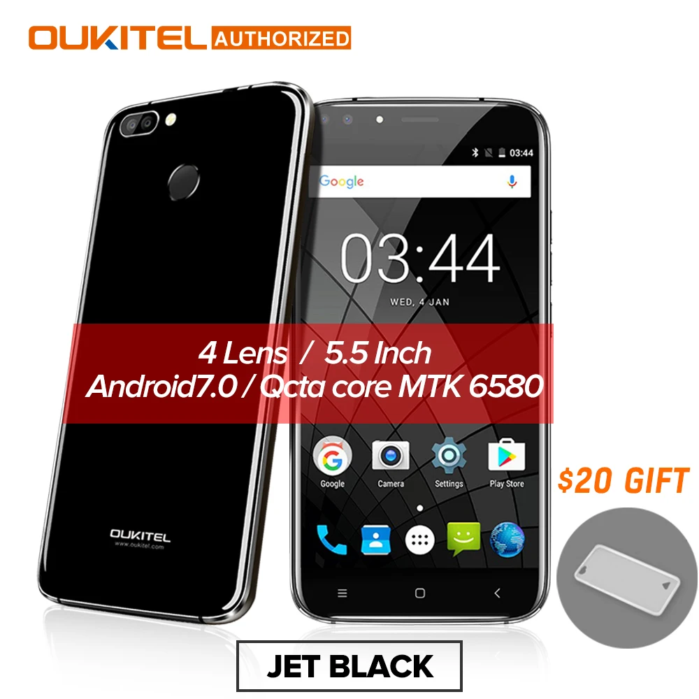 bilder für Vier Objektiv Schießen Oukitel Neue Mobile U22 Smartphone 5,5 zoll Android 7.0 2700 mAh HD MTK 6580 Quad Core Zurück 13MP Kamera 2 GB + 16 GB bilder für Vier Objektiv Schießen Oukitel Neue Mobile U22 Smartphone 5,5 zoll Android 7.0 2700 mAh HD MTK 6580 Quad Core Zurück 13MP Kamera 2 GB + 16 GB