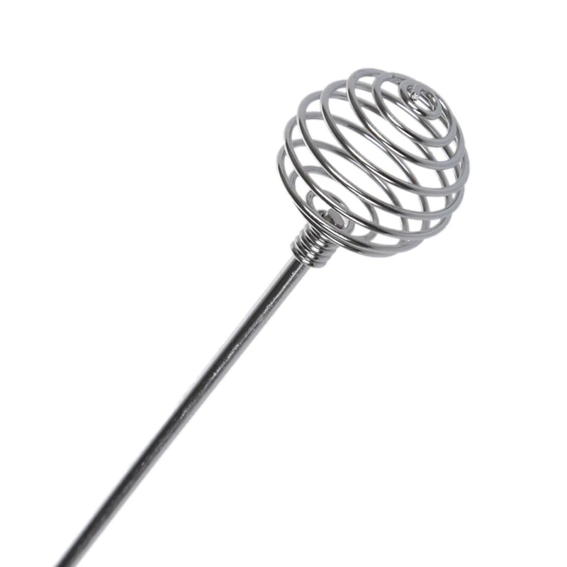 1PC Stainless Steel Honey Spoon Stick Dipper Long Handle Bar Mixing Honey Jar Stick Server Drizzler Kitchen Tea Accessories (5)