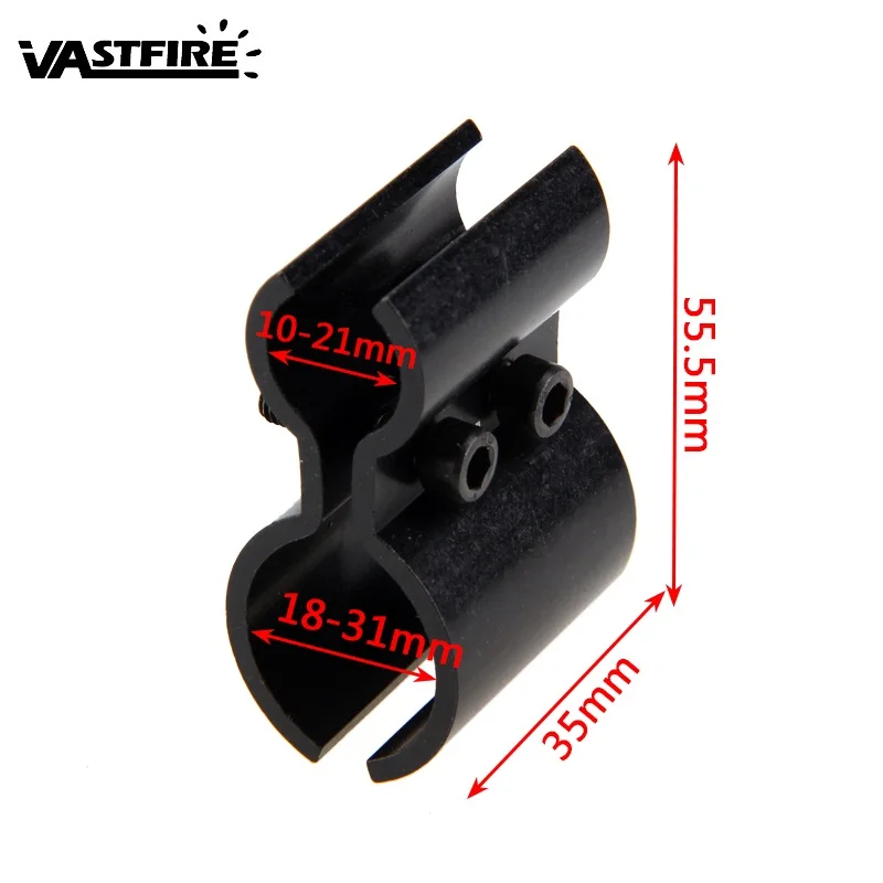 10 21mm & 18 31mm Barrel Flashlight Laser Clamp Mount Scope Torch Holder Sight SKS|Scope Mounts & Accessories| - AliExpress