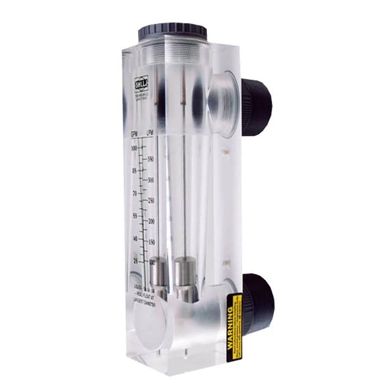 Adjustable Knob 0.1-5 GPM Panel Type Water Flow Meter gas rotameter with Control Valve for Oxygen Air flow meter  (6)