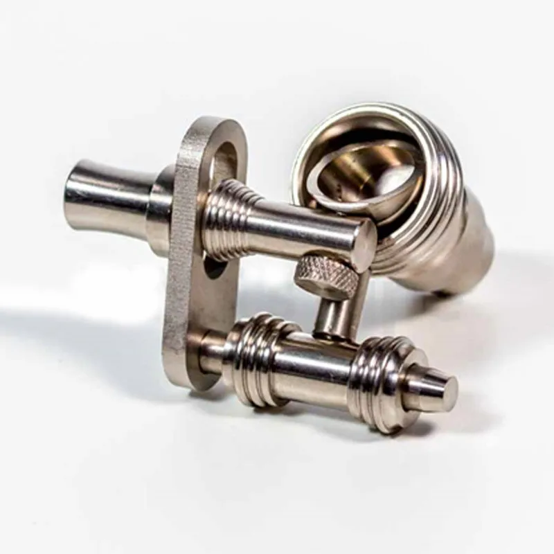 14mm&18mm 2 IN 1 domeless blow Design titanium nail, Glass Water Pipe