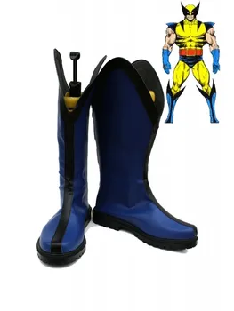 

Dark Blue and Black Superhero Cosplay Boots