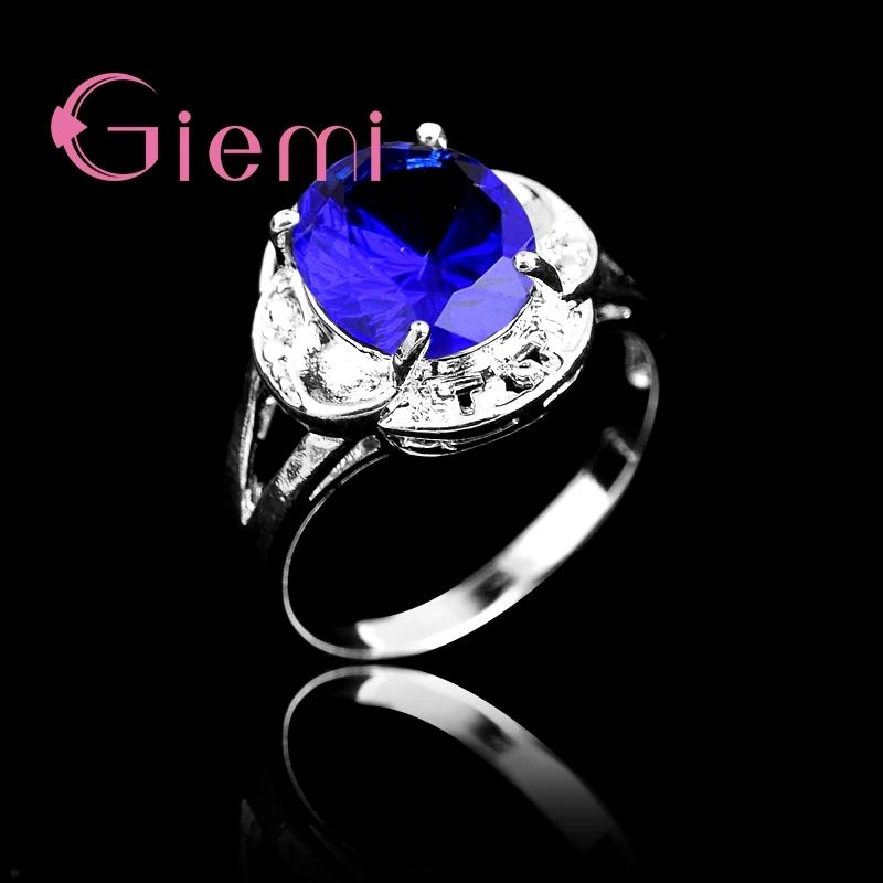 925 Sterling Silver Good Selling Cubic Zirconia Finger Rings For Women Female Different Design Crystal Jewelry Wholesale | Украшения и
