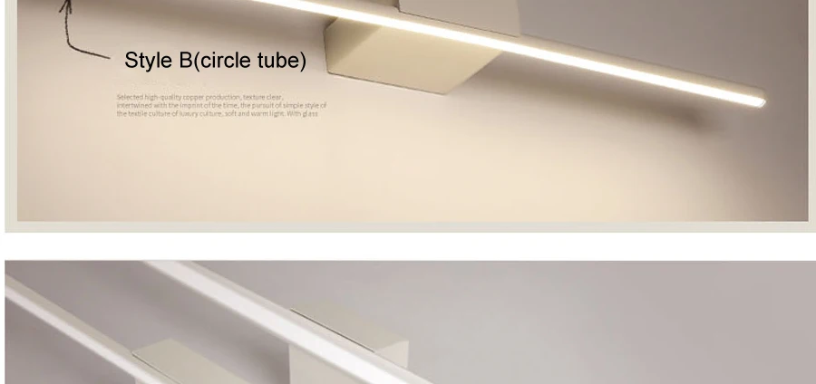 Lâmpada de Parede Espelho do Banheiro Luminária para Casa Luzes Maquiagem Branca Vestir Banheiro Espelho Iluminação Led 6 Cheap Luminárias de parede