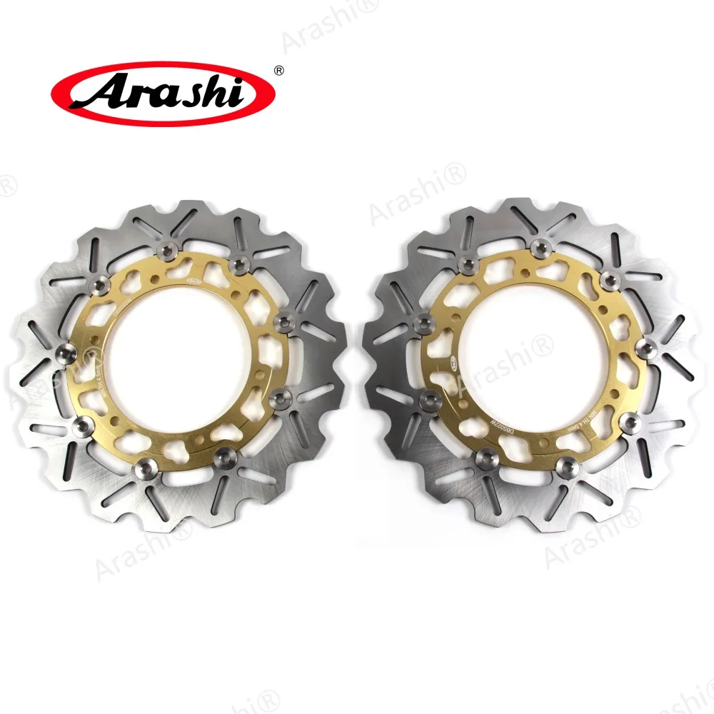 Arashi 2PCS XJR1300 1999 2015 CNC Front Brake Disc Rotors For YAMAHA