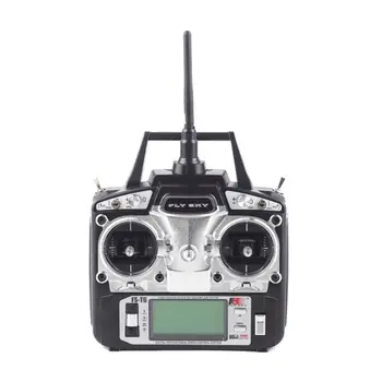 

Flysky FS-T6 FS T6 Mode 2 6CH 2.4G with LCD Screen Transmitter + FS R6B Receiver For RC Helicopter Airplane