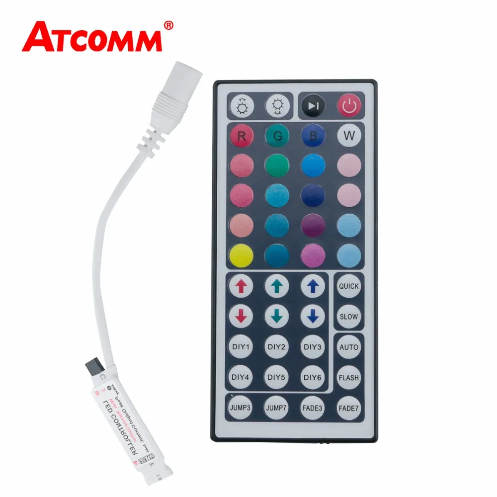 44 клавишный RGB контроллер светодиодной ленты беспроводной диммер для SMD 5050 3528