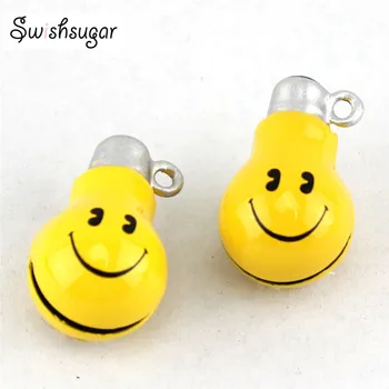 

50pcs Cute Bulb Copper Jingle Bells Fit Wedding Festival Party Pet's Decoration S Size