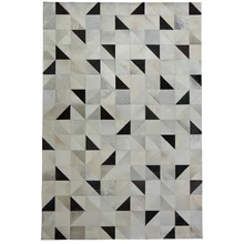 Winlife Европейский Стиль cattlehide совместных ковры чисто hanfmade геометрический коврики для кафе/Спальня/зал/hoetel Чай Коврики на стол