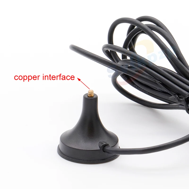 Universal Car 433mhz Antenna 5dBi SMA Connector SMA-J Male Aerial Magnetic Base Sucker Antennas Signal Boost with Cable