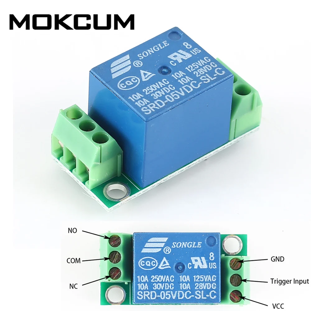 

Bistable Switch Relay Module DC 5V Trigger Circuit 10A Trigger Circuit RSW16M single-button bistable relay