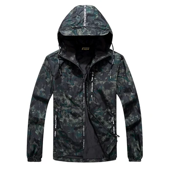 

Plus 6XL 7XL 8XL 9XL Men's Camouflage Coat Mens Hoodies Casual Jacket Brand Clothing Mens Windbreaker Coats Male Outwear