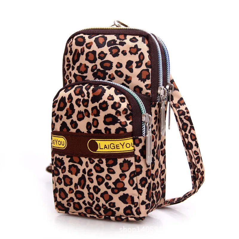 Coin Purse Nylon Shoulder Bags Mini Messenger Bag Hanging Neck Wrist