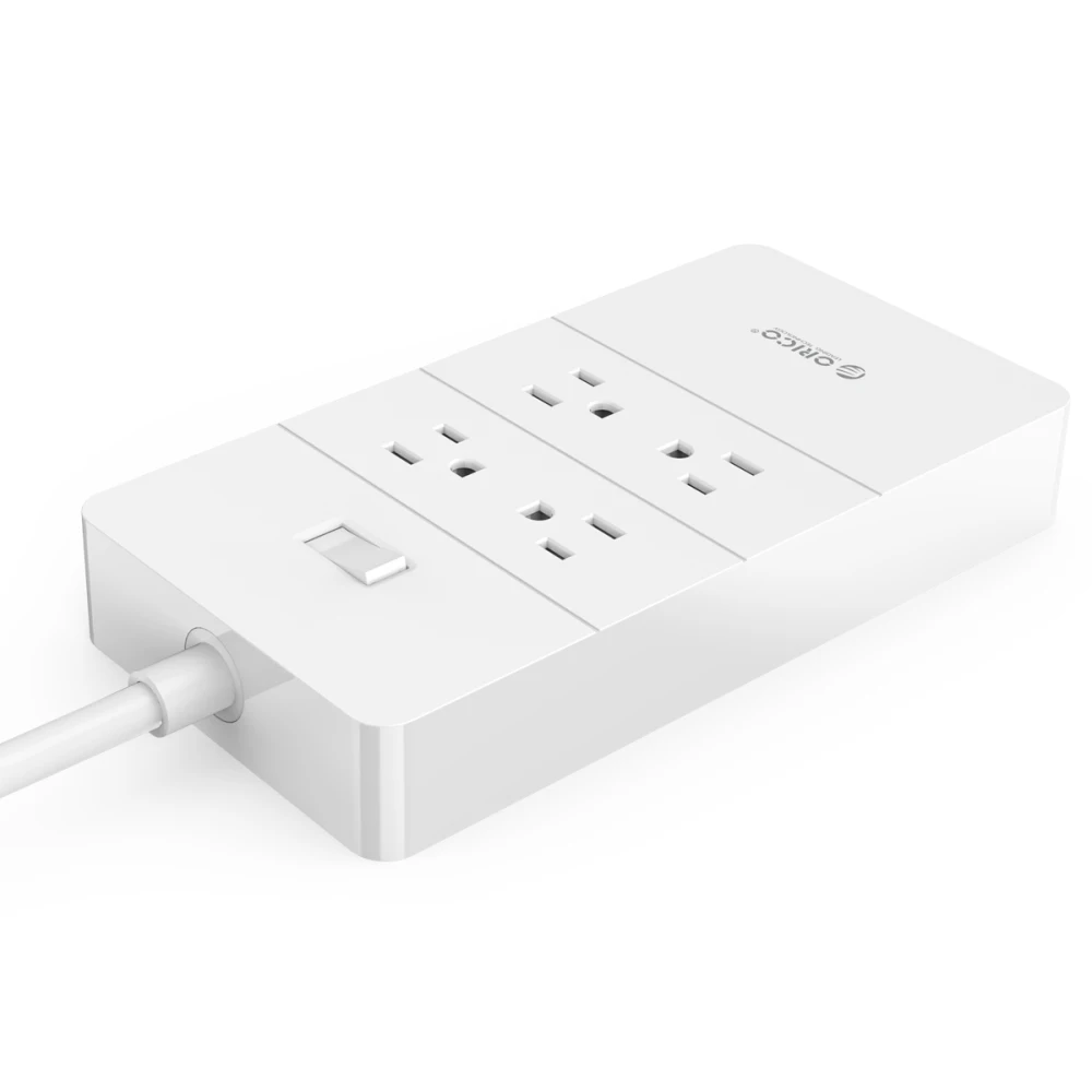 ORICO Smart Power Strip Socket US Plug Surge Protector 4 6 8 AC Outlet 1250W 5 Port USB Fast Charger 40W - 1.5M Power Cord