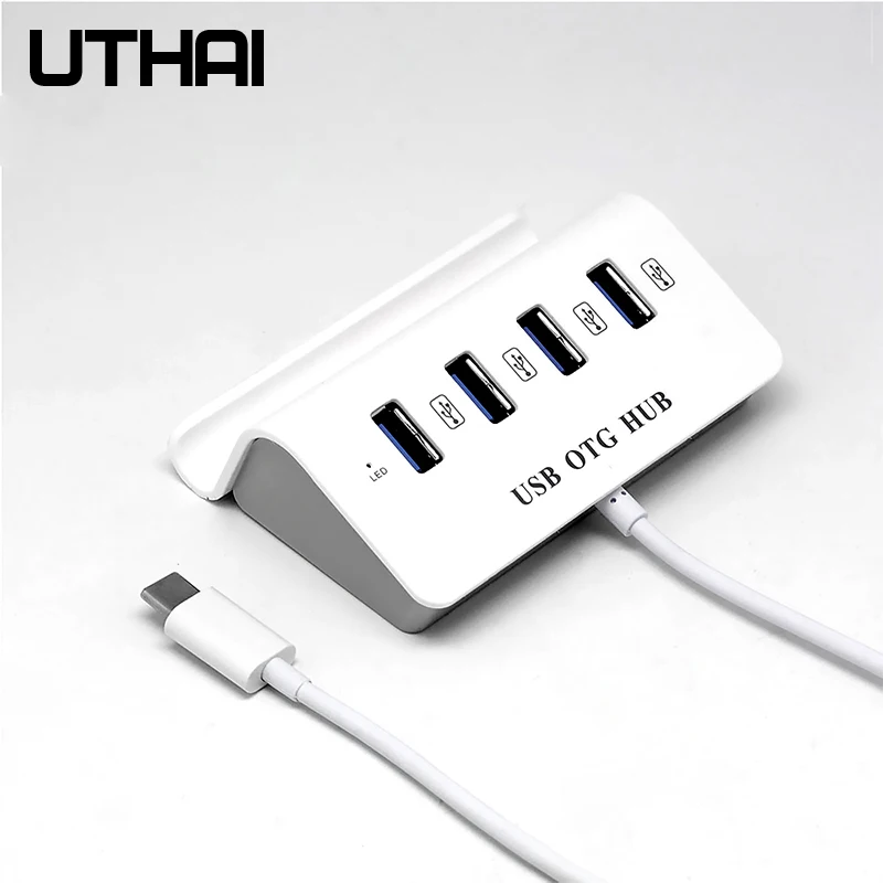 UTHAI J06 USB 3 0/type C адаптер интерфейса до 4 USB3.0 для Macbook Pro huawei P20 аксессуары компьютера