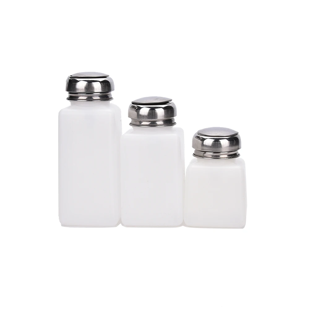 Флакон дозатор для жидкости снятия лака ногтей 100/200/250 мл|cleaner bottles|empty pumpnail cleaner bottle