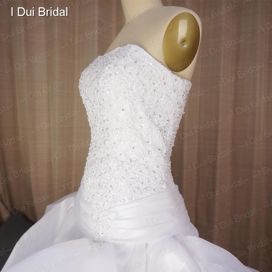 Свадебное платье принцессы на заказ, вечернее платье без бретелей, кружевной корсет в стиле вестерн