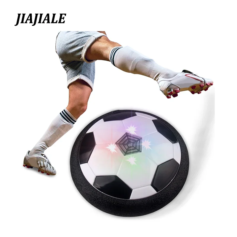 Air Power Soccer Football LED Light Flashing Ball Toys Disc Gliding