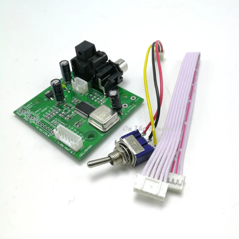 SPDIF coaxial fiber WM8805 receiver board, I2S output, left justified ...