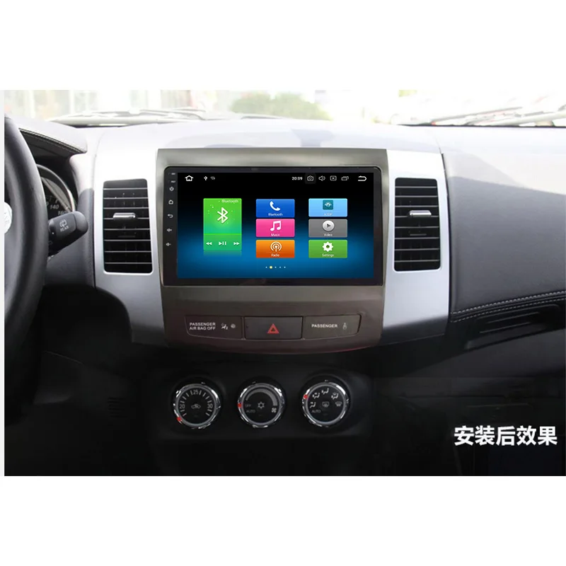 Lenvio 2G RAM Android 7 1 автомобильное радио GPS навигация для Mitsubishi Outlander 2006 2007 2008 2009 2010 2011 2012