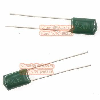

100pcs Polyester film capacitor 3.9nF 100V 2A392J
