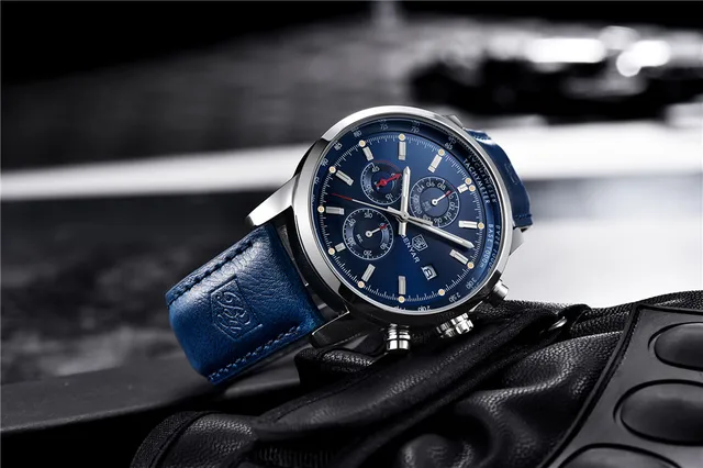 2018 BENYAR Watches Men Luxury Brand Quartz Watch Fashion Chronograph Watch Reloj Hombre Sport Clock Male hour relogio Masculino -