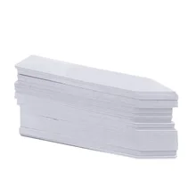 100 Pcs Plastic Flower Plant Seed Name Tag Label Marker Home Garden Yard White