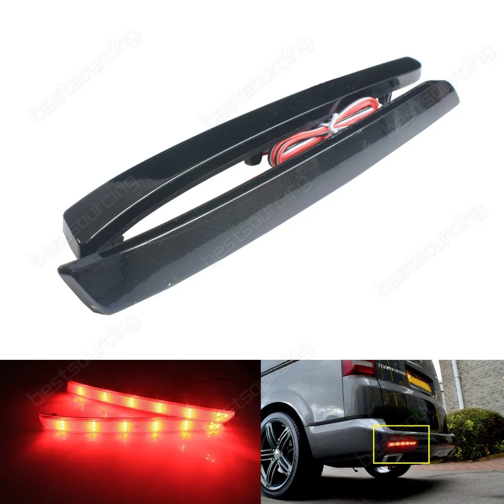 For VW Transporter T5 Multivan Caravelle Rear Bumper Reflector LED Tail