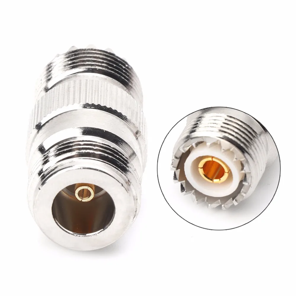 

RF Coaxial Adapter UHF Female To N Female PL259 SO239 UHFTo N Jack Connector 50 ohm PTFE