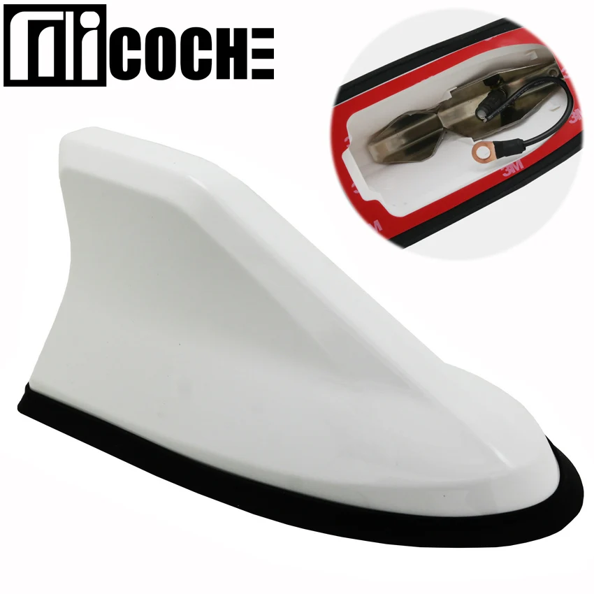 NEW DESIGN! Strong Signal FM Car Shark Fin Antenna For Fiat Grande Punto Natural Power Auto Radio Aerials Sharkfin
