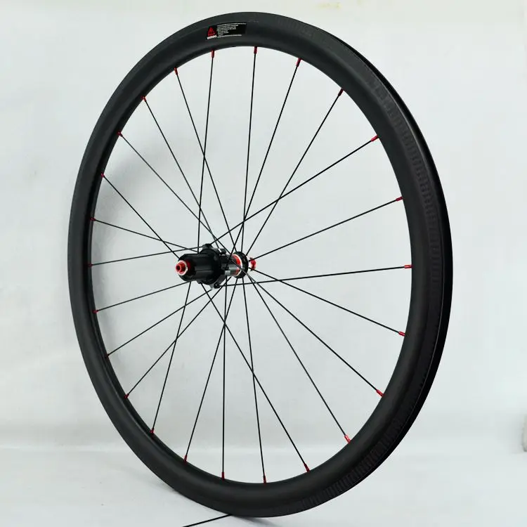 Clearance Carbon Road Bike Wheel Straight Pull Low Resistance bearing Hub 25mm Wider Clincher Tubeless 700c Wheelset 3K twill 40/50/55MM 7