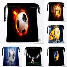 Пользовательский Футбольный Мяч Сумки на шнурке для хранения путешествий Мини сумка для плавания Пешие прогулки игрушечная сумка размер 18x22 см#0412-03-36