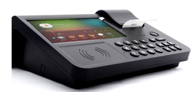 

NFC MSR PSAM QR barcode camera fingerprint scanner IC credit card reader Andorid terminal Tablet pc