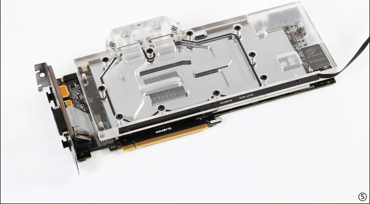BARROW Full Cover Graphics Card Block use for GIGABYTE GTX1080TI-GAMING-11G / OC 11G GPU Radiator B