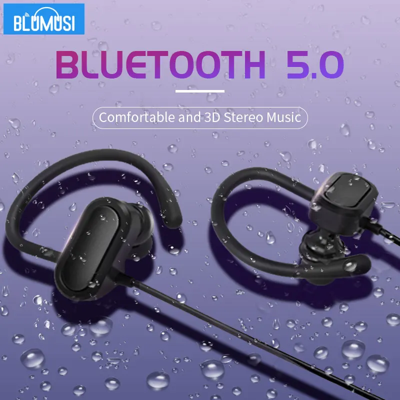 Bluetooth 5 0 Беспроводной наушники 3D стерео звук музыки игровые спортивные фильм